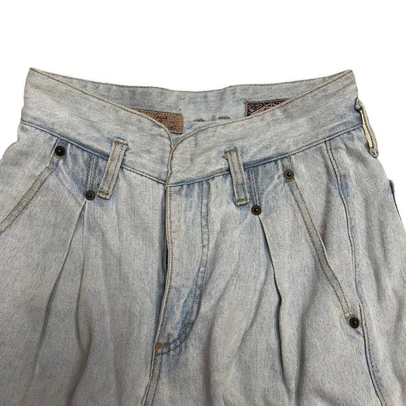 EXP Jean SPORT WOMEN’S SHORTS SIZE 5/6 Light Blue - Picture 2 of 6